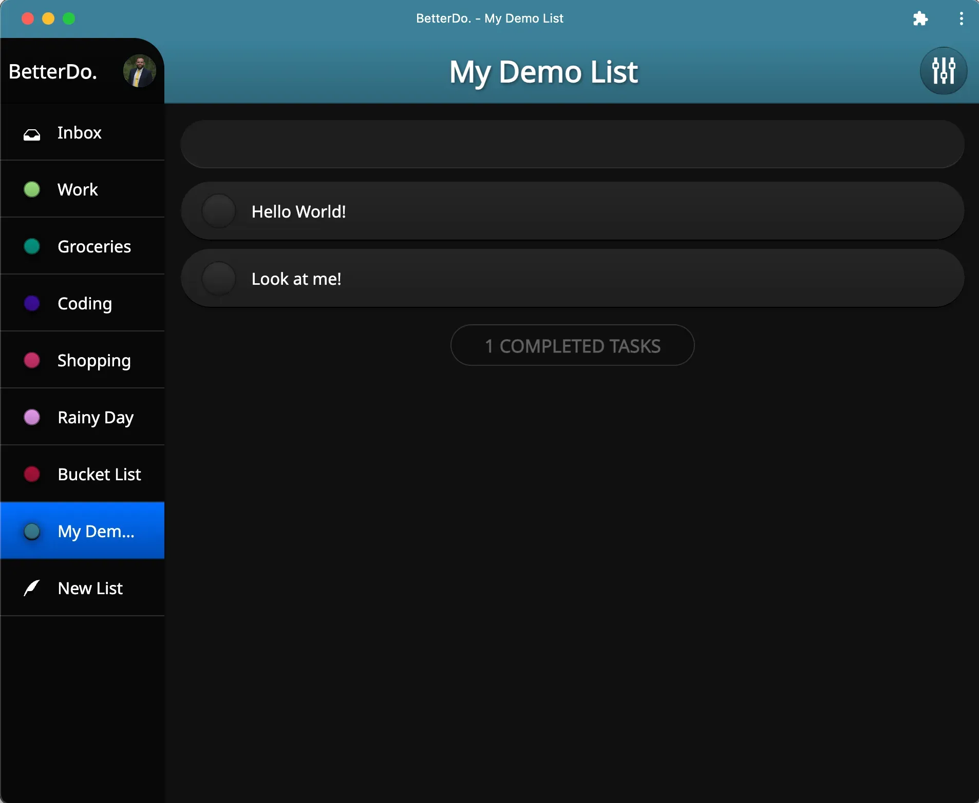 BetterDo app screenshot